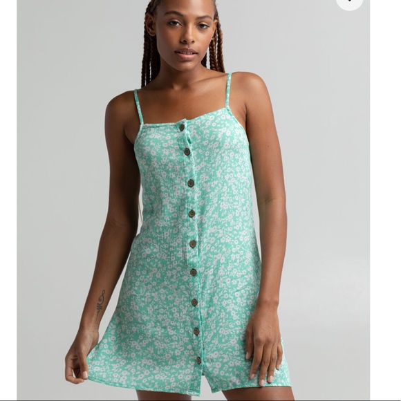 HP! NWT Billabong Morning Light Mini Slip Dress - Picture 5 of 10